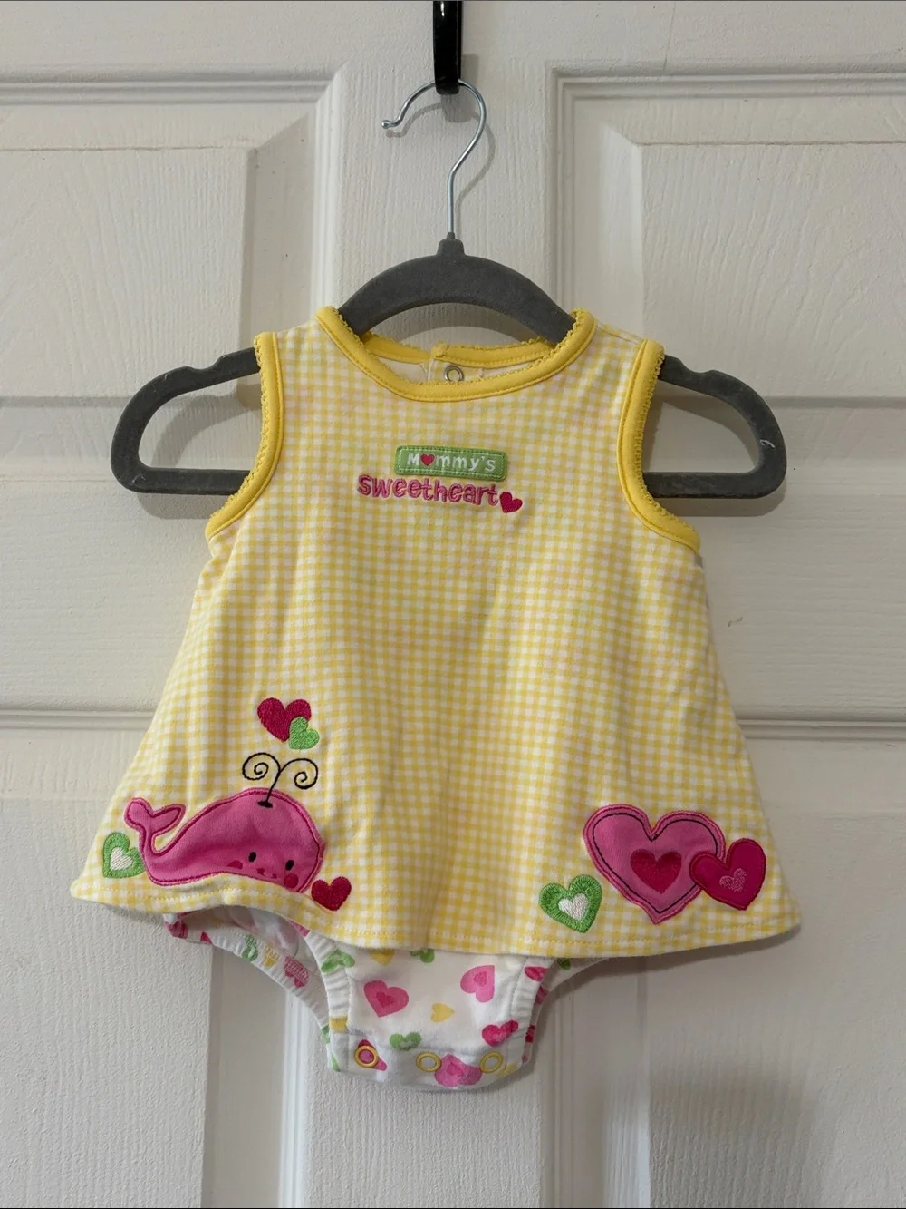 Y2K Yellow Gingham